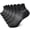 black, variant on Ankle Compression Socks for Women 6 Pairs, Running Socks with Heel Tab, Cushioned Low Cut Athletic Socks