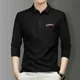 thumbnail image 4 of Camiseta tipo polo para hombre, de calidad, con cuello alto, ropa de negocios para hombre, jersey formal con cuello, estampado, moda Harajuku, oferta, 4 of 4