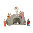 thumbnail image 4 of veasfak Easter Resurrection Scene Set Christ Statue Spring Christian Crafts Easter Scene A, 4 of 9