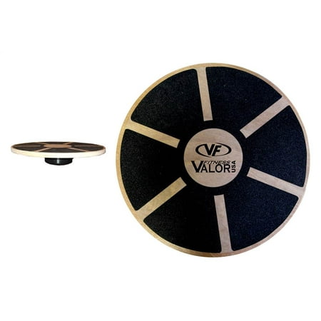 Valor Fitness EQ-1 Non-slip Pad Wooden Balance Board
