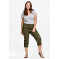 thumbnail image 3 of Ellos Women's Seamed Capris Pants, 3 of 5