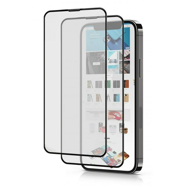 Exian Tempered Glass for iPhone 13 / 13 Pro Full Glue Edge to Edge 2 Pcs/Pkg