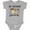 AC-Heather Grey, variant on My Grammy Loves Me with Sloth and Hearts Boys or Girls Baby Bodysuit