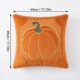 thumbnail image 2 of LSLXA Pumpkin Fall Throw Pillow Covers 18X18 Pillow Cover Halloween Home Decorations Cushion Covers Cases For Farmhouse Soft Plush Couch Sofa Pillows For Living Room, 2 of 4