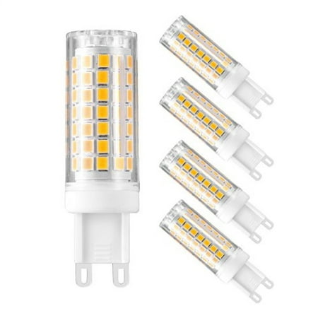 Dimmable G9 Led Light Bulbs 7w Home Lighting Candelabra 60w Dimmable G9 Led Light Bulbs 7w Home Lighting Candelabra 60w Halogen Bulb Replacement Chandeliers Bathroom Ceiling Lights Warm White 3000k 5 Pack