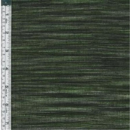 Textile Creations WR-29 Winding Ridge Fabric, Black And Lime Weft Ikat, 15 yd.