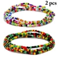 thumbnail image 2 of 2 Pcs Chaîne à Perles pour Femmes, Chaîne de Corps à Perles Mode, Chaîne de Ventre pour la Plage, 2 of 10