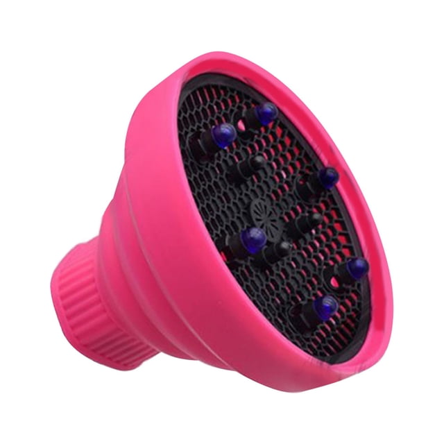 Difusor de silicona para secador de pelo (3,5-5 cm), accesorio para secador de pelo rizado y ondulado, para salón de belleza en casa.