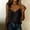 *Black, variant on ClodeEU Women's Cotton Linen Sleeveless Tank with Side Button ,Fashion Loose Fit Casual Tank Top Navy,Womens Plus S