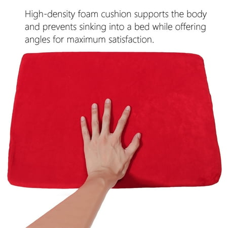 Ortho Wedge Cushion - Sex Pillow Couple Cushion Microfiber Bolster Aid Position Wedge Foam Ramp Bed