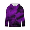 thumbnail image 4 of Mens Tie-Dye Hoodies & Sweatshirts Big and Tall S-4X Casual Pullover Long Sleeve Fleece Hoodie Plus Size Basic Comfy Sweatshirt with Pocket, 4 of 4