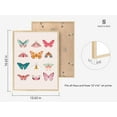 thumbnail image 2 of Haus and Hues Vintage Butterfly Posters & Butterfly Prints - Butterfly Poster Vintage Butterfly Art Wall Decor Butterfly Art Prints 12x16, 2 of 6