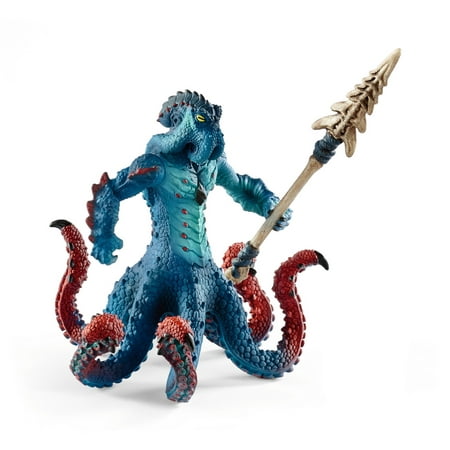 Schleich, Eldrador Creatures, Monster Octopus with Weapon Toy (Fight The Monsters Roblox Best Weapon)