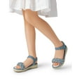 thumbnail image 5 of DREAM PAIRS Girls Sandals Espadrille Flatform Platform Wedge Open Toe Summer Shoes, 5 of 5