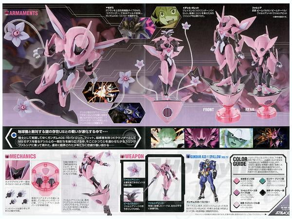 Bandai Hobby #20 Farsia /"Gundam Age/" 1//144-High Grade Age