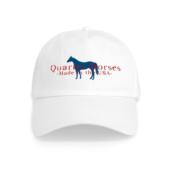 CafePress - Quarter Horse Cap - Adjustable 100% Brushed Unisex Casual Cotton Baseball Cap, Beige, 1