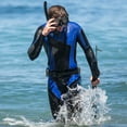 thumbnail image 4 of Wetsuit Men 3mm Neoprene Full Body UV Protection One Piece Long Sleeves Scuba Diving Suits Front Zipper Swimsuit for Scuba Diving Surf Snorkeling Swimming, 4 of 5