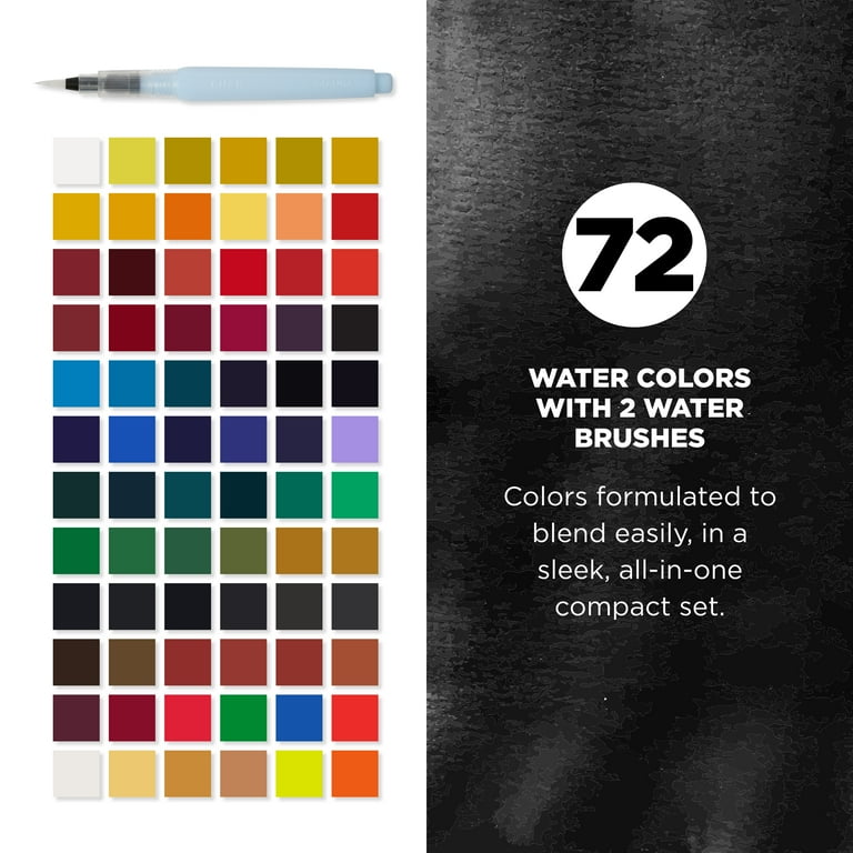Sakura Koi Watercolors Studio Sketch Box 72 Color Paint Set