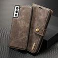 thumbnail image 3 of Goldcherry for Samsung Galaxy S21 Phone Case,Wallet Casewith Card Holder,Magnetic PU Leather Shockproof Flip Cover Credit Card Holder Protective Case for Samsung Galaxy S21 6.2 Inch(Brown), 3 of 8