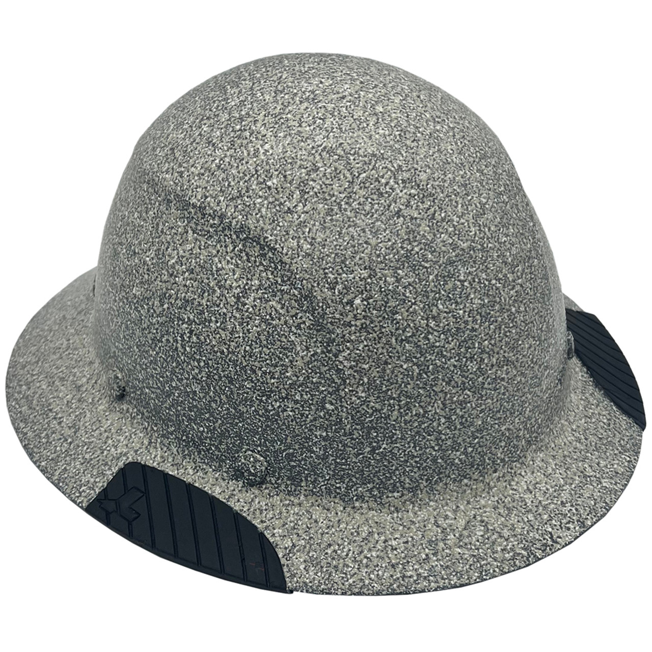 Lift Safety Actual Carbon Fiber Hard Hat - Full Brim Textured White Stone