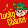 thumbnail image 2 of Girl's Lucky Charms Retro Logo  Graphic Tee Red Medium, 2 of 5