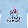thumbnail image 4 of Inktastic 1st Day of Preschool Unicorn Back to School Girls Toddler T-Shirt, 4 of 5
