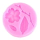 thumbnail image 1 of FELTECHELECTR Molde para pastel de melaza de gel de sílice para hornear con forma de rama de flor de durazno, decoración para pasteles, 1 of 5