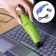 thumbnail image 2 of Dosaele New Mini Computer Vacuum,Portable Vacuum Cleaner Car Pet Vacuum Dust Kit - Cleaning Dust, Hairs, Crumbs, Scraps, Cigarette Ash for Laptop, Keyboard, Makeup Bag, Car, Pet House (Blue), 2 of 4