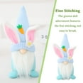 thumbnail image 5 of Tssuoun Easter Decorations Spring Party Supplies Desk Adornment Crafts Indoor Outdoor Festival Ornament Gnome Doll Festivals Gifts Blue, 5 of 7