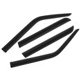thumbnail image 2 of KAIHUIXING 4pcs Sun Rain Guard Window Visors Front Rear Side Outside Mount Channel Style Modified Acrylic Dark Smoke Tint for Jeep for Patriot 2007-2017 4pc 3M Tape Included-Hardware 1.9-Height, 2 of 7