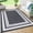 gray5x8ft, variant on Anoncndin Reversible Outdoor Patio Rug 9x18 Ft, Large Plastic Straw Rug Outdoor Decor Waterproof Fade-Resistant Outdoor Camping Carpet for Deck Porch Backyard