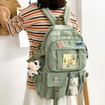 thumbnail image 2 of Mujeres Mochila de Viaje Gran Capacidad Impermeable Casual Mochilas Estudiantes Laptop Mochila verde SM SunniMix lindas mochilas, 2 of 8