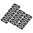thumbnail image 1 of Unique Bargains 3/8'(9mm) Skateboard Riser Pads, 10Pcs Plastic Skateboard Angle Wedge Shock Pads, Black, 1 of 5