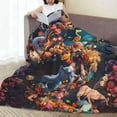 thumbnail image 6 of Vsdgher Whimsical Animal Spiral Ultra-Soft Micro flannel Blanket Throw Blankets for Couch Sofa, Bed (4 sizes)-50"x40", 6 of 7