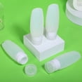 thumbnail image 4 of IDEANATEGRATE 4Ud Frascos De Silicona Rellenable Para Viaje Para Shampoo Y Gel Fácil De Apretar, 4 of 6