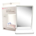thumbnail image 1 of Espejo De Succion Blanco Con Repisa Para Baño Namaro Design Namaro Design BA-445791, 1 of 4