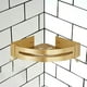 thumbnail image 5 of Estante de esquina para baño, estante de pared de aluminio para ducha y baño, champú para baño. Triángulo Dorado, 5 of 8