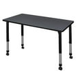 thumbnail image 1 of Table de Classe Mobile Réglable en Hauteur 48 x 30 Po, Gris, 1 of 1