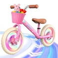 thumbnail image 1 of Bicicleta Balance Kid ajustable para niños de 2 a 5 años con cesta rosa, 1 of 8
