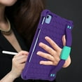 thumbnail image 5 of Dteck Kids Case for iPad Air 11 inch 2025/2024,Shockproof EVA+PC Case Handle Stand Kids Friendly Cover with Shoulder Strap for iPad Air 11-in. M3/M2,Purple+Mint, 5 of 6