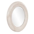 thumbnail image 2 of Tyler Dillon Round Oversized Ivory Beveled Wall Mirror 50"D, 2 of 3
