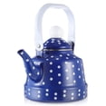 thumbnail image 2 of Vintage Tea Kettle Whistling Tea Kettle Enamel Interior Tea Pot For Stovetop, 2 of 2