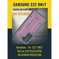 thumbnail image 5 of CaseBorne ArmadilloTek V Case for Samsung [Galaxy S22 5G] with Kickstand Full-Body Multi-Layer Rugged - Purple, 5 of 6