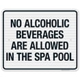 thumbnail image 1 of Michigan No Alcoholic Beverages Sign, Complies With State Of Michigan Pool Safety Code, 24x30 Reflective Aluminum EGP, 1 of 1