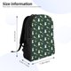 thumbnail image 4 of Fotbe Green Frogs Mochila de Viaje para Laptop, Mochila Ejecutiva Delgada y Resistente 15.6", 4 of 8