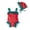 r-504Red672, variant on HAYIMI Child Swimwear Cartoon Print Swimsuit For Girls With Matching Swim Cap Trianglar Cut Bathing Toddlers Kids Relaxed Fit Summer Beach Bathing Suit