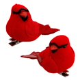 thumbnail image 4 of 10 Pcs Red Cardinals Ornaments Handmade Artificial Birds Clip on Christmas Tree for Christmas Tree Wreaths Garland Decorations, 4 of 16