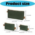 thumbnail image 5 of Waxed Canvas Tool Pouches 3 Pack for Efficient Hardware Storage Tool Organizers, 5 of 11