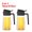 Black, variant on SJPACK 16oz 2-in-1 Olive Oil Dispenser Glass Bottle Sprayer Spray for Kitchen Cooking BBQ Green 470ml