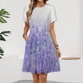 thumbnail image 2 of Purple Lavender Sundress Short Sleeve Dress Summer Women Clothes Dress for Women Dresses, 2 of 7